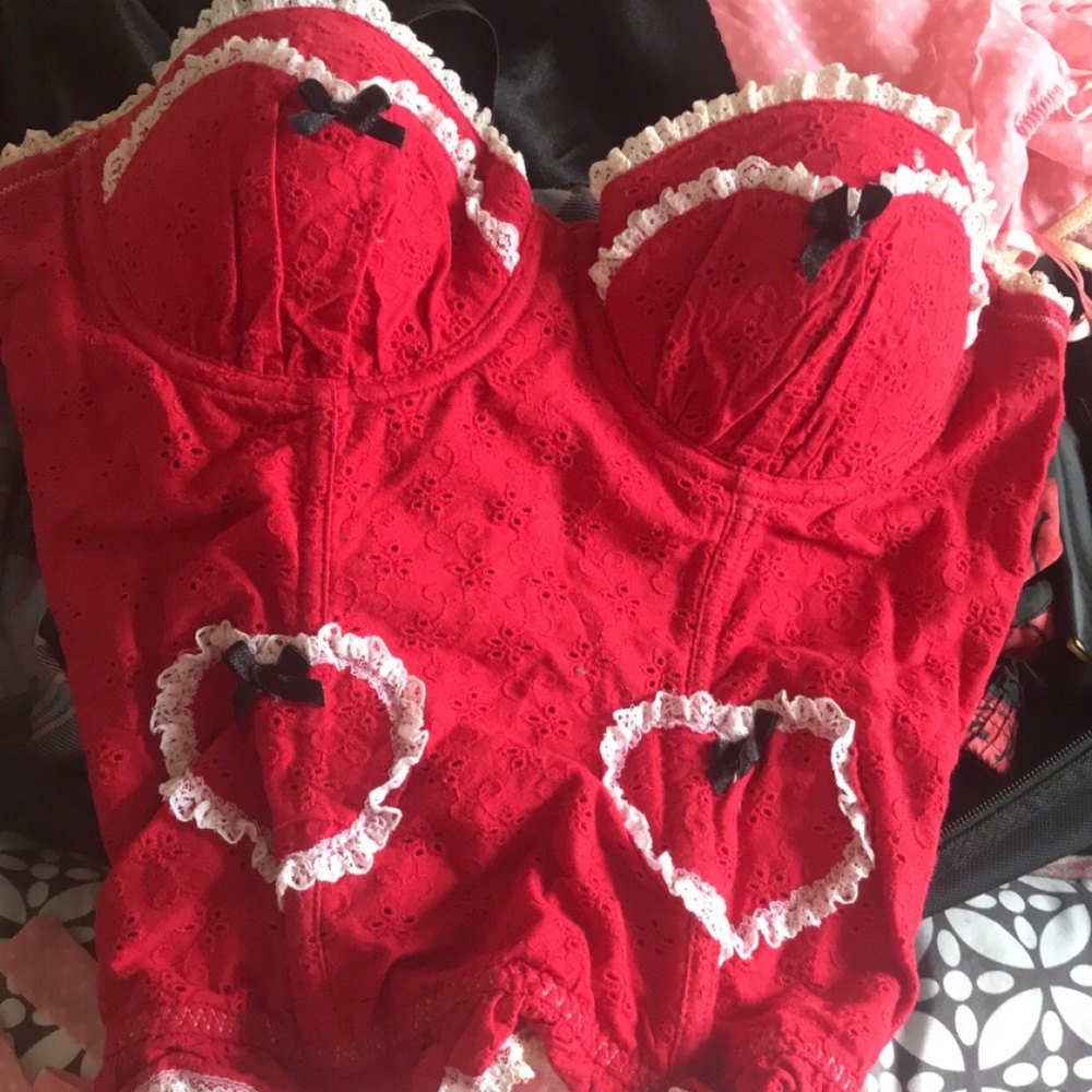 Red corset